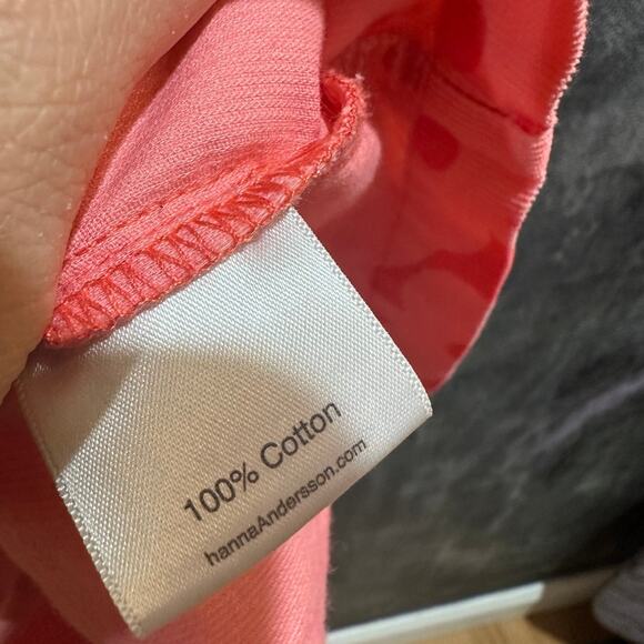 Hanna Andersson Dress Pockets Corduroy Floral Zipper 100% Cotton Size 150cm 12Y - Picture 5 of 6